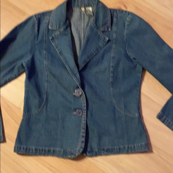Bill Blass Jean Blazer - Picture 5 of 11